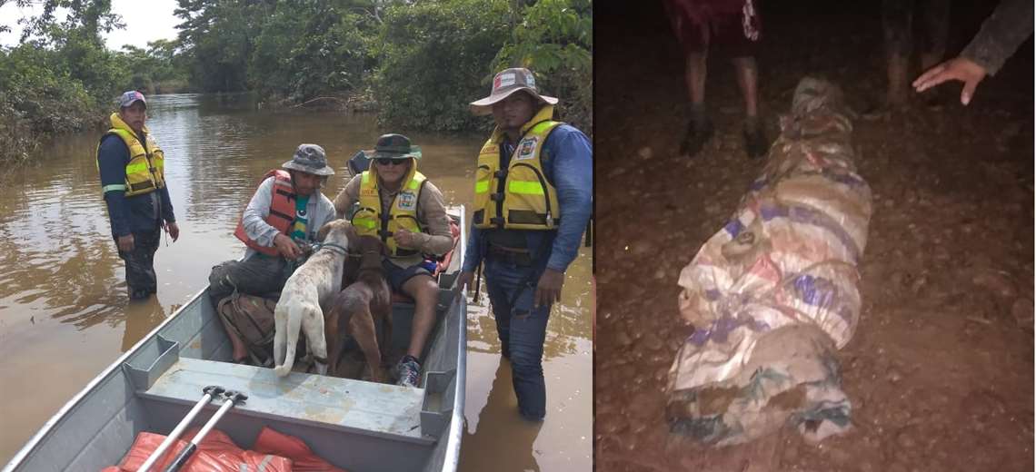 43-personas-evacuadas-tuvieron-que-caminar-y-cargar-un-cadaver-por-mas-de-40-km-en-yapacani