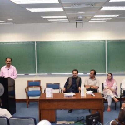 lums-organises-discussion-on-literary-contributions-of-dr.-khalid-jawed