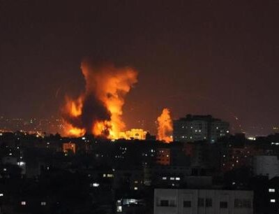12-شهيدا-في-قصف-للاحتلال-الإسرائيلي-عند-دوار-الكويت-في-مدينة-غزة