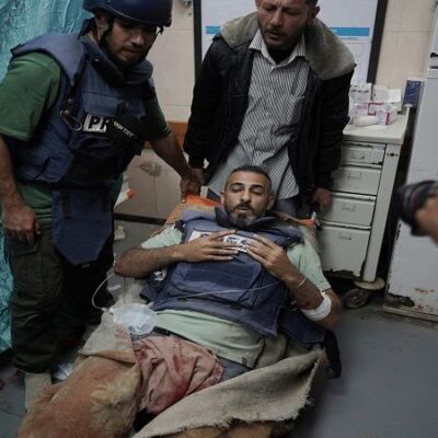 إصابة-3-صحفيين-فلسطينيين-جراء-العدوان-الإسرائيلي-على-مخيم-النصيرات