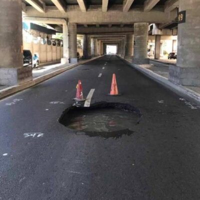 skyway-‘safe’,-being-assessed-after-‘sinkhole’-appearance