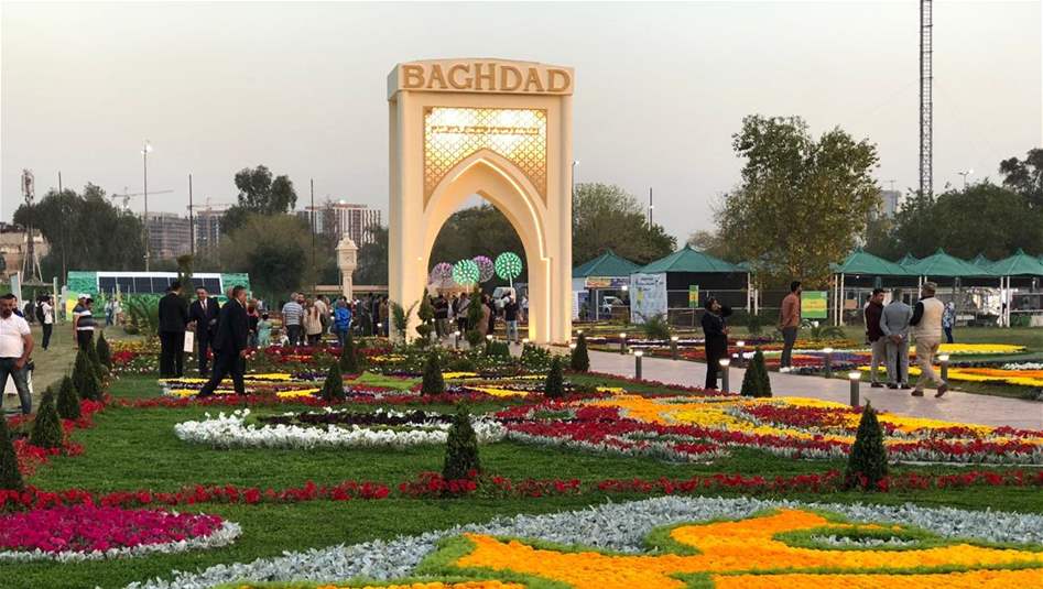 بالصور.-السومرية-تواكب-افتتاح-مهرجان-زهور-بغداد-13