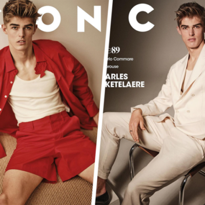 in-een-stijlvol-pak-en-een-opvallende-rode-outfit:-‘mode-icoon’-charles-de-ketelaere-siert-de-voorpagina-van-italiaans-modeblad