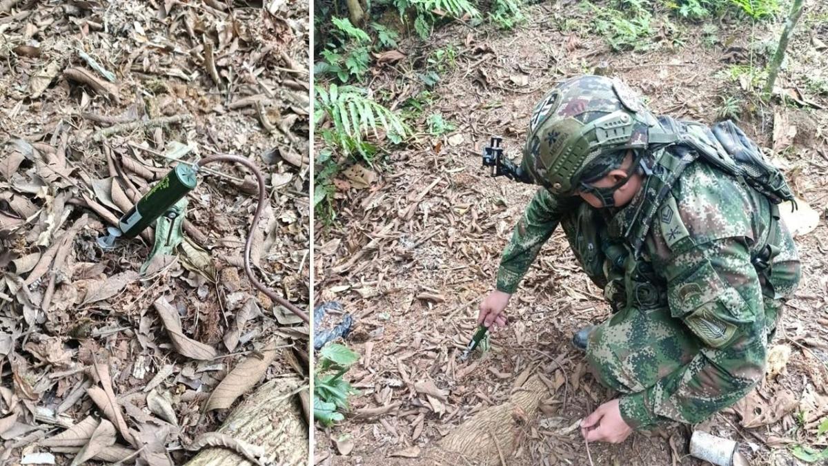 soldados-destruyen-artefactos-explosivos-instalados-por-las-agc-en-zona-rural-de-taraza