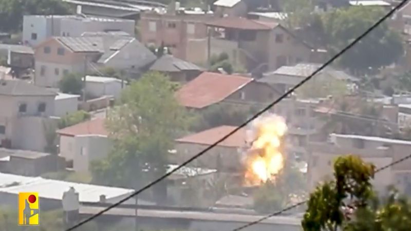 فيديو:-المقاومة-الإسلامية-تستهدف-مبنى-يتموضع-فيه-جنود-العدو-في-مستوطنة-"أفيفيم"