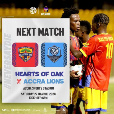 2023/24-ghana-premier-league:-week-28-match-preview-–-accra-hearts-of-oak-v-accra-lions
