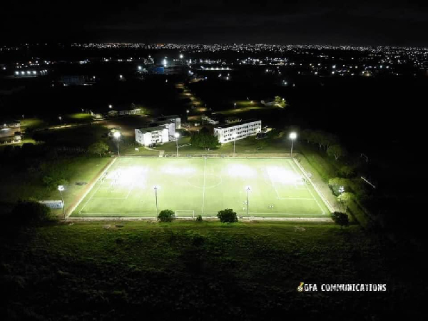 ghanaman-soccer-centre-of-excellence-gets-first-set-of-floodlights