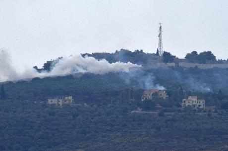 إطلاق-صاروخ-من-جنوب-لبنان-باتجاه-موقع-الرمثا-الإسرائيلي