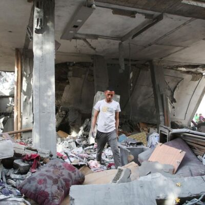 palestinci-hlasi-mrtve-po-vzdusnych-uderech-v rafahu-a na-severu-gazy