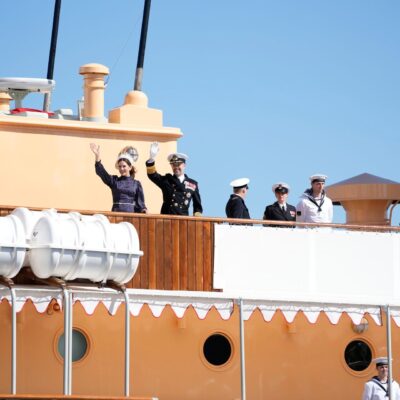 in-pics:-danish-royal-couple-kick-off-cruising-season-on-royal-yacht