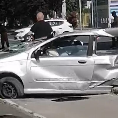 Сообраќајка-кај-Влајко-на-Партизанска,-повреден-возач-|-Kanal 5