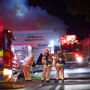 penrose-plumbing-store-fire:-crews-are-treating-the-blaze-as-unexplained