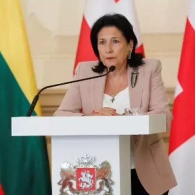 presidenta-de-georgia-anuncia-su-veto-a-la-polemica-ley-de-‘influencia-extranjera’