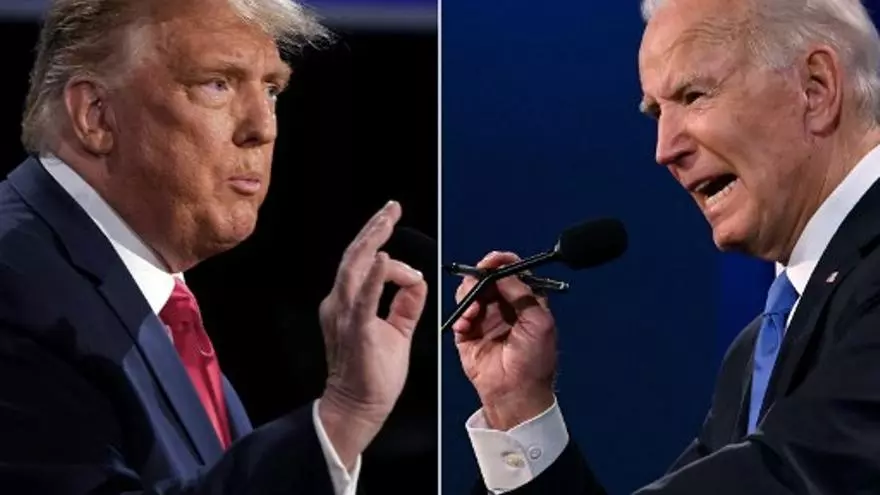 biden-y-trump,-cara-a-cara-en-un-debate-presidencial