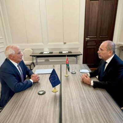 jordan-fm,-norwegian-counterpart,-eu-foreign-affairs-representatives-discuss-halting-israeli-aggression-on-gaza