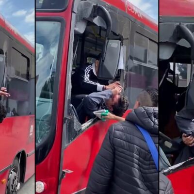 usuarios-protagonizan-pelea-a-bordo-de-unidad-del-metrobus-cdmx-y-resultan-heridos-|-video