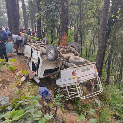 कावासोतीमा-जीप-दुर्घटना,-२-जनाको-मृत्यु,-२८-घाइते