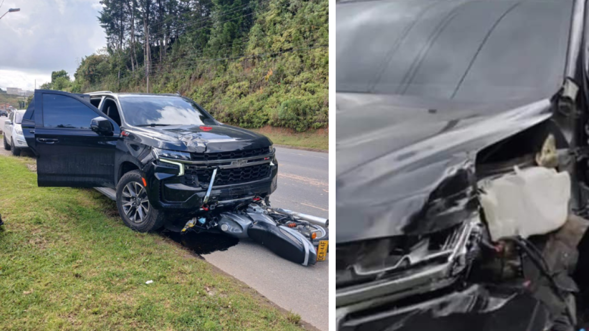 (fotos)-asi-quedo-la-lujosa-camioneta-de-alfredo-morelos,-estrella-del-atletico-nacional-capturada-tras-atropellar-en-estado-de-embriaguez-a-un-motociclista