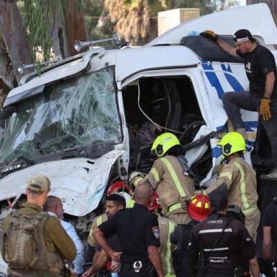 zeci-de-raniti-in-israel,-dupa-ce-un-camion-a-intrat-in-oamenii-aflati-intr-o-statie-de-autobuz.-soferul-a-fost-„neutralizat”